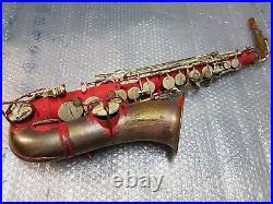 1915 FRANK HOLTON ALTO SAX / OLD SAXOPHONE made in USA