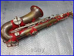 1915 FRANK HOLTON ALTO SAX / OLD SAXOPHONE made in USA