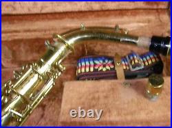 1925 Buescher True Tone Alto Saxophone Sax with Hard Case