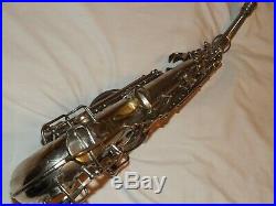 1927 Conn New Wonder II Chu Alto Sax/Saxophone, Original Plating, Plays Great