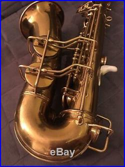1935-36 Conn Transitional Naked Lady Alto Sax with rare New York Neck