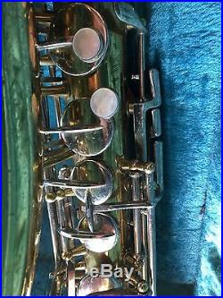 1940s Holton Collegiate Alto Sax Very High-Quality Needs Restoration Withcase