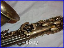 1942 King Zephyr Alto Sax/Saxophone, Worn Original, Recent Pads Complete