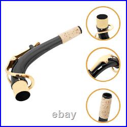 3pcs Saxophone Curved Brass Neck Alto Sax Bend Neck Replacement Saxophone