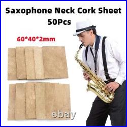 50 Pc Sax Neck Cork Saxophone Neck Cork Sheet Neck Joint For Alto Sax 60402mm