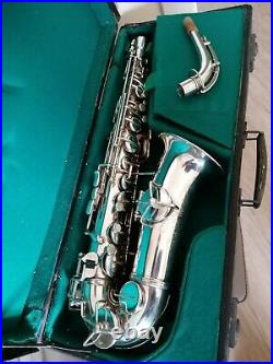 50's extremely rare alto saxophone Rampone Cazzani rolled tone holes vintage sax