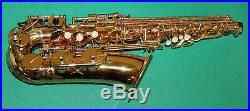 ALTO SAXOPHONE Eb+Fa# 475 STYLE GOLD LAQUER NEW ORLEANS FREE DVD + REEDS 10 PCS