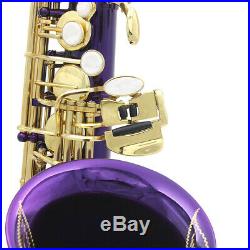 Alto E-flat Saxophon Saxophone Brass Sax Satz mit Koffer Mundstück Zubehör