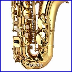 Alto Eb E-flat High F# tone Sax Saxophone Set with Case+Mouthpiece with Box