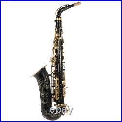 Alto Saxophone Brass Lacquered Gold E Flat Sax 82Z Key Woodwind Instrument R7X4