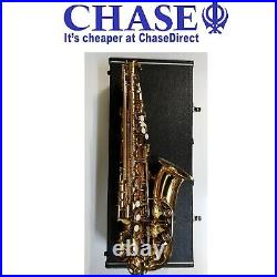 Alto Saxophone Sax Gold Lacquer Body Only & Hard Case Spare Parts Not Working