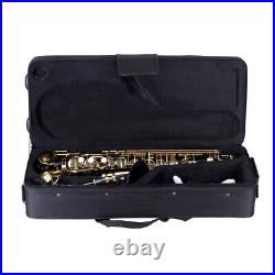 Ammoon Eb Alto Saxophone Brass Lacquered Gold E Flat Sax 82Z Key Type Kit V6V9