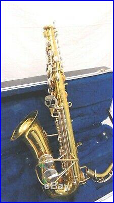 BUESCHER Aristocrat Alto Saxophone Case Neck Serial #522521 Sax Vintage