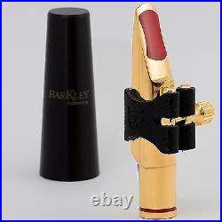Barkley Malbec 9 Metal Gold Tenor Sax Mouthpiece with Lig & Cap Made in Brazil