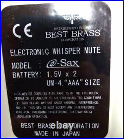 Best Brass Silencer for AltoSaxophone e-Sax Mute Disinfection Sterilization