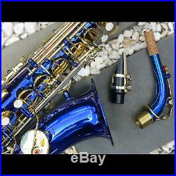 Blue ALTO SAX BRAND NEW Eb STERLING Saxophone With Case Special