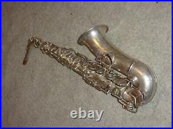 Conn Pan American Alto Sax/Saxophone, 1930, Original Silver, Plays Great