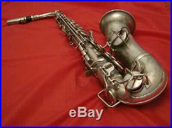 Conn Vintage New Wonder Silver Alto Sax. In Good Condition. Fully Repadded