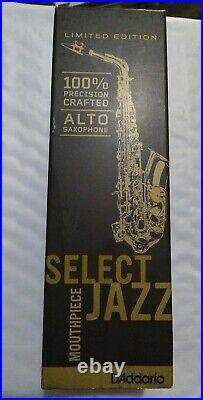 D'Addario Woodwinds D6M Marble Select Jazz Alto Sax Mouthpiece limited edition