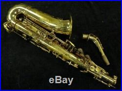 Early Selmer Paris Super Action 80 SII Alto Sax in Gold Lacquer- 395168