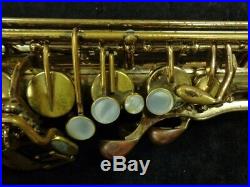 Early Selmer Paris Super Action 80 SII Alto Sax in Gold Lacquer- 395168