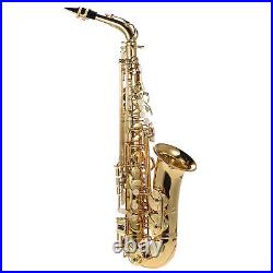 Eb Alto Saxophone Brass Lacquered Gold E Flat Sax 802 Key Type Woodwind Beginner