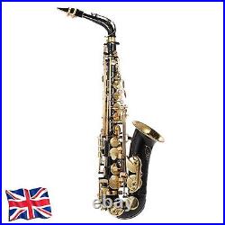 Eb Alto Saxophone Brass Lacquered Gold E Flat Sax 82Z Key Type Instrument B S7J3