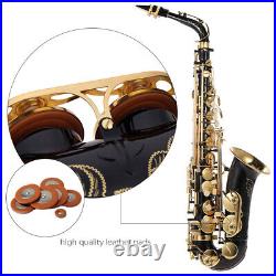 Eb Alto Saxophone Brass Lacquered Gold E Flat Sax 82Z Key Type Woodwind uk I9Q5
