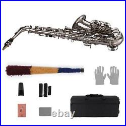 Eb Alto Saxophone Sax Brass Lacquered Gold 802 Key Type Woodwind Instrument W A1