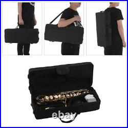 Eb Alto Saxophone Sax Brass Lacquered Gold 82Z Key Type Woodwind Instrument W A1