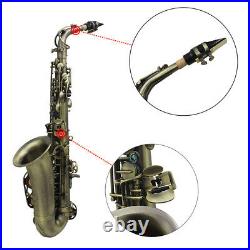 Eb E-flat Saxophone Alto Saxophone Sax Kit with Carry Bag Gloves Straps R5C8
