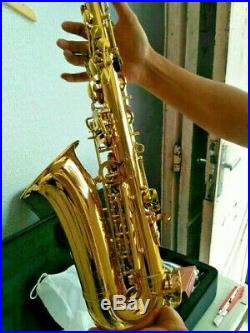 French Alto Saxophone+Professional Musical Instrument+Gold Sax Electrophores