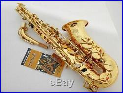 French Alto Saxophone+Professional Musical Instrument+Gold Sax Electrophores