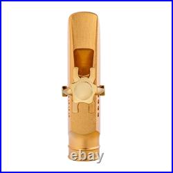 Gold Plated Alto Sax Saxophone Mouthpiece Metal for Playing The Jazz Music