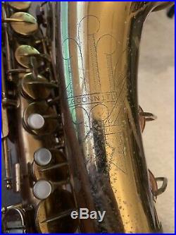 Gorgeous Conn 6M Alto Sax 1935. Naked Lady, Rolled Tone Holes, And Overhauled