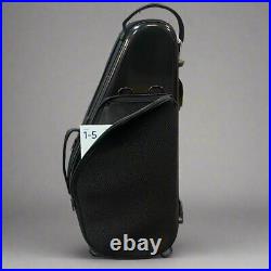 K-SES Alto sax case Slimline Black gloss