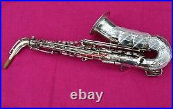 Keilwerth 1961 Tone King Alto Sax, SILVER, with high F#, #42k