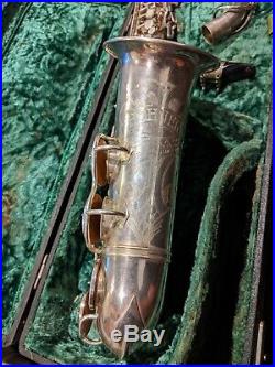 Max Keilwerth Hohner Rare Silver Alto Sax Saxophone Vintage Rolled Tone Holes
