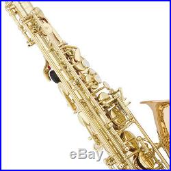 Mendini Rose Gold Brass Alto Saxophone Sax +Tuner+Book+Case+CareKit MAS-30