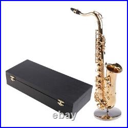 Miniature Sax Model Musical Collection Decorative Ornaments Model, Model Acces