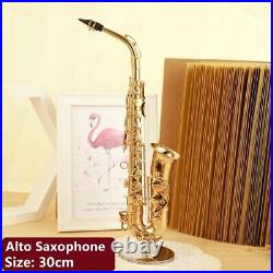 Miniature Saxophone Trumpet French Model Mini Flute Musical Instrument Display