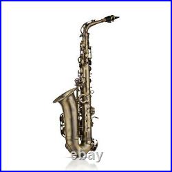Muslady High Grade Antique Finish Eb E-flat Alto Saxophone Sax Shell Key rA