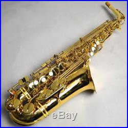 New JUPITER JAS-769 Alto Eb Tune Saxophone Gold Lacquer Sax With Case Fast Shipp