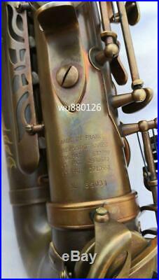 New Mark VI Alto Eb Saxophone Brass Tube E-flat Unique Retro Antique Copper Sax