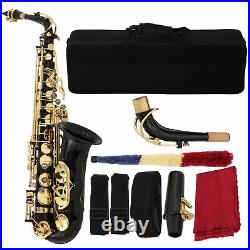 New Professional Eb Alto Saxophone Sax Brass Carved with Bag Orchestral Instrument