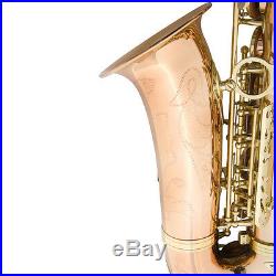 New Rose Gold Brass Alto Saxophone-top Quality Band Sax