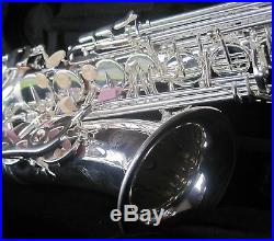 New Yanagisawa Silver Plated Alto Sax COPY made by Dillon Factory N. J. List $2998