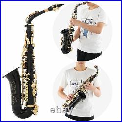 Professional Alto Eb Saxophone Sax with Bag Mouth Hoop Orchestral Instrument Parts