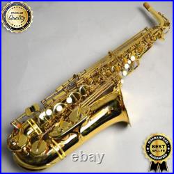 Professional JUPITER JAS-769 Alto Eb Tune Saxophone Gold Lacquer Sax With Case