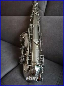 Rare Adolphe Sax nickel plated alto sax saxophone, just fully restored